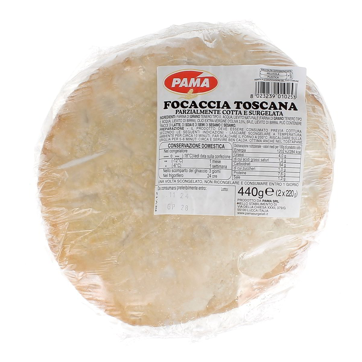 Pama Focaccia Toscana 2x220 g