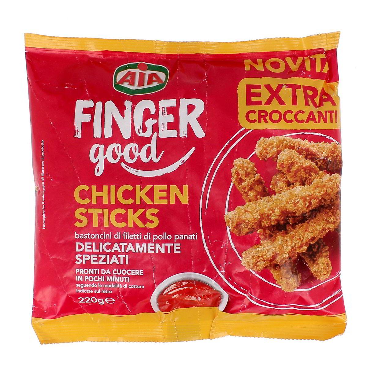 AIA Finger Good Chicken Sticks Bastoncini Di Filetti Di Pollo Panati 220 g