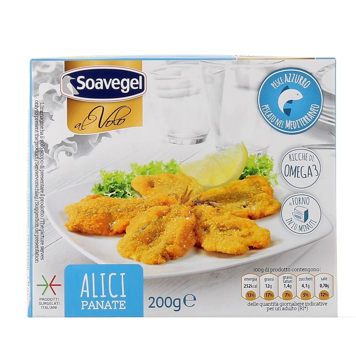 Soavegel Alici Panate 200 g