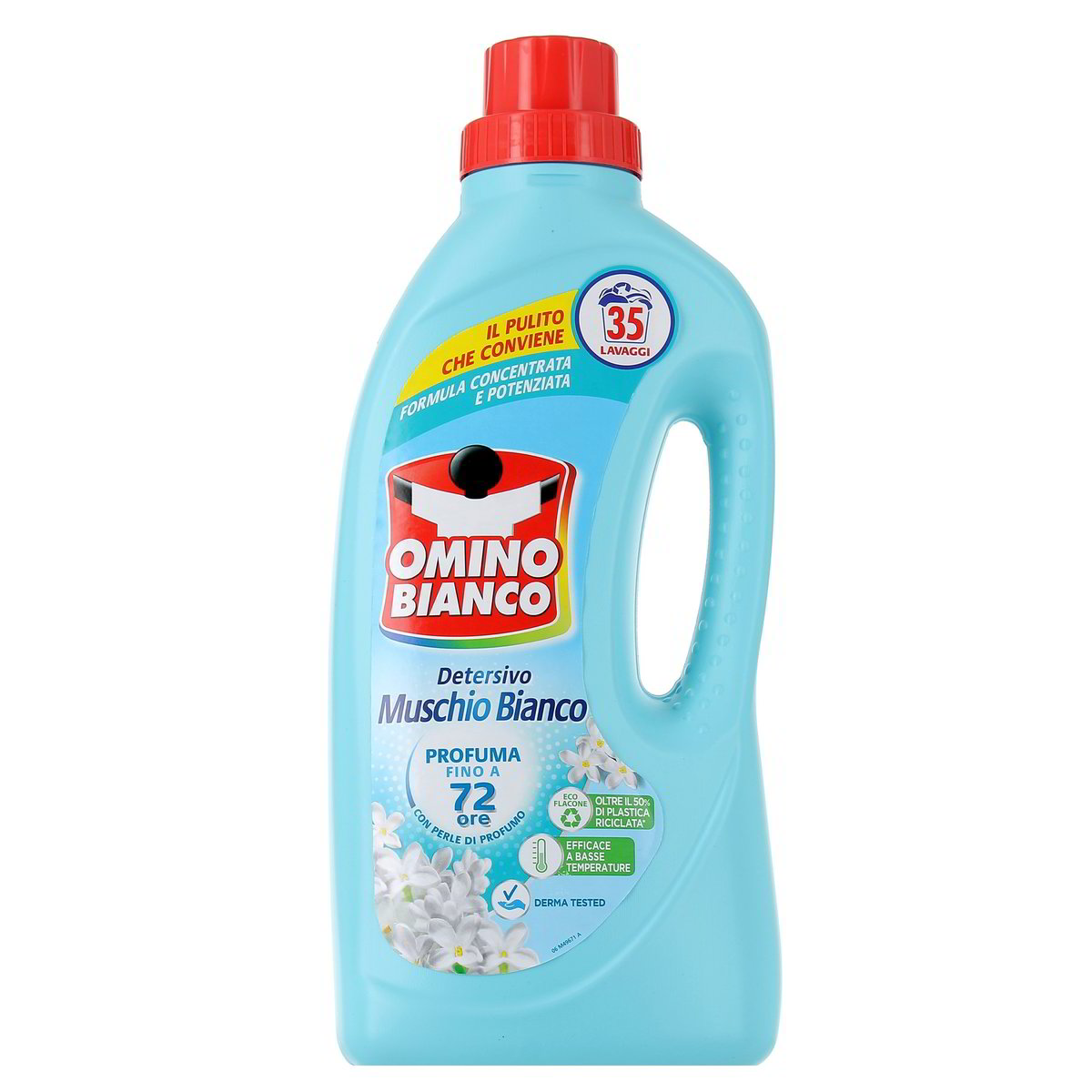 Omino Bianco Detersivo Liquido Muschio Bianco 35 Lavaggi 1400 ml