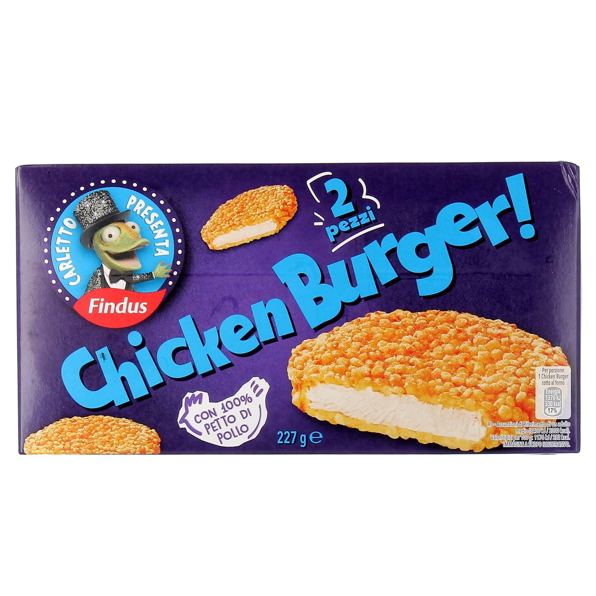 Findus CHICKEN BURGER x2 227 g