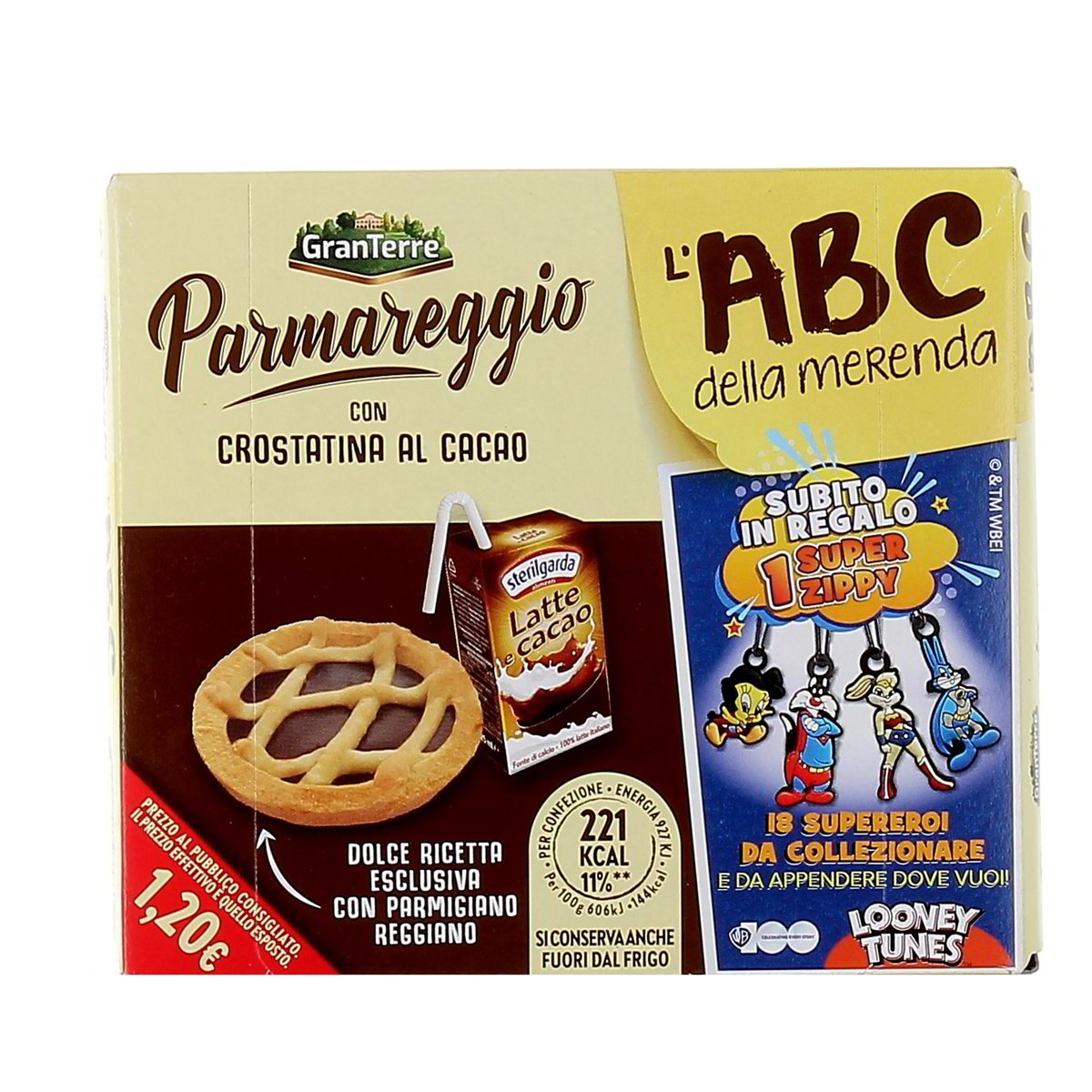Parmareggio L'abc Della Merenda Con Crostatina Al Cacao Latte E Cacao 28g - 125ml