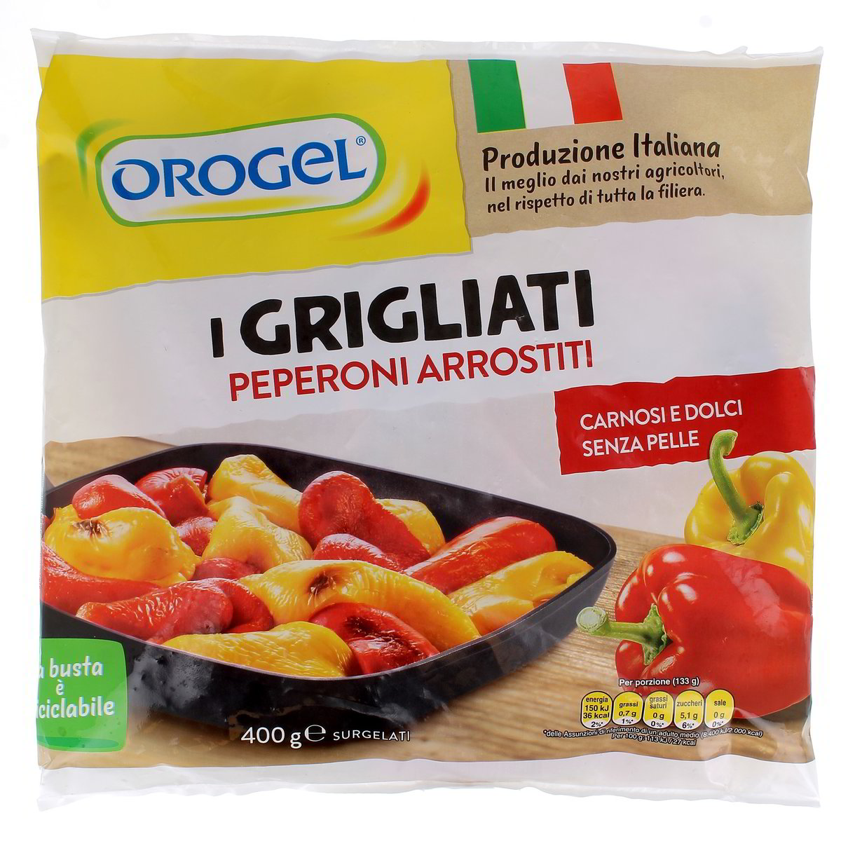 Orogel I Grigliati Peperoni Arrostiti Senza Pelle 400 g