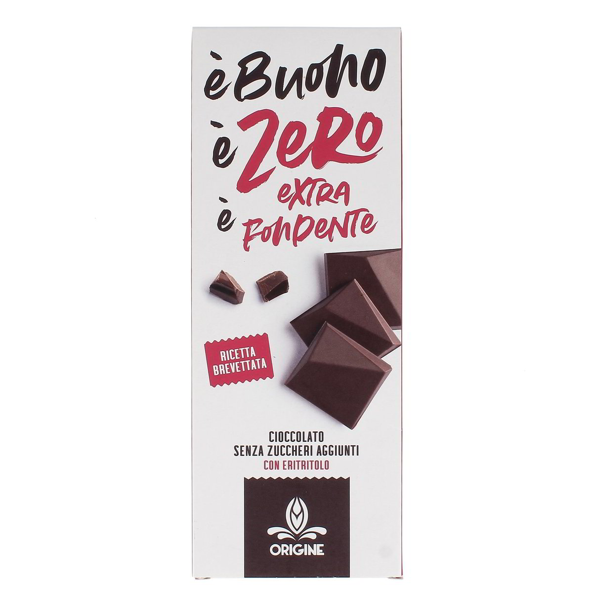 Origine Cioccolato Extra Fondente Senza Zuccheri Aggiunti Con Eritritolo 80 g