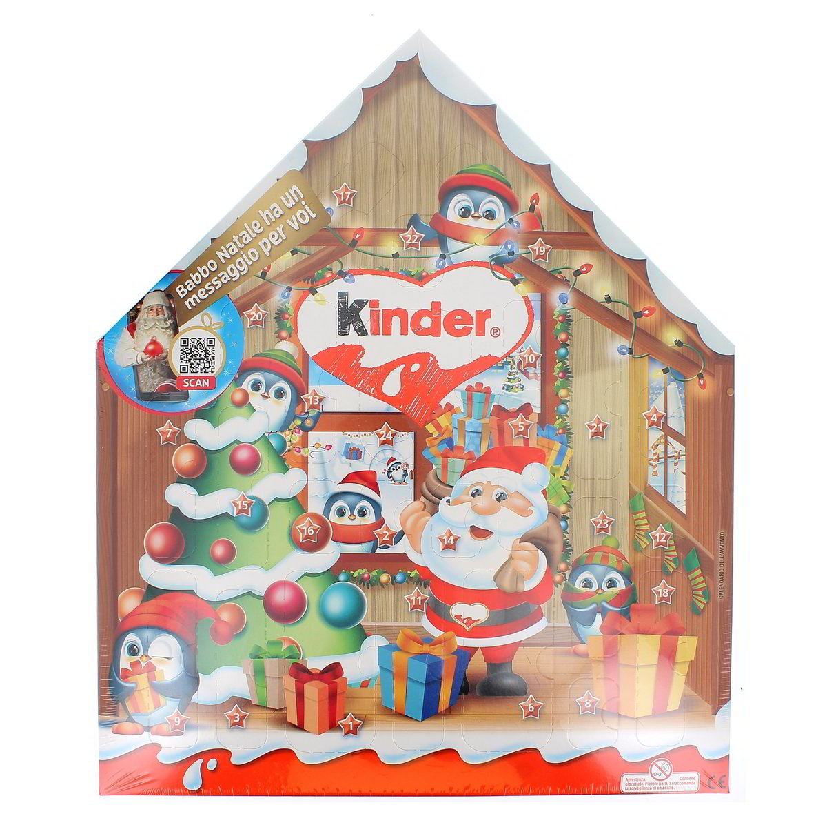 Kinder Calendario Dell'avvento Design Assortito 184 g