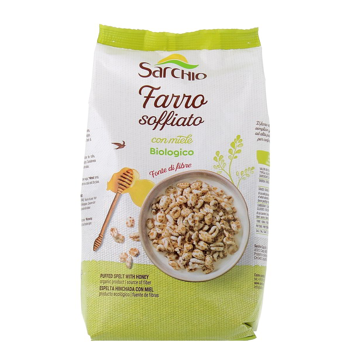Sarchio Farro Soffiato Con Miele Bio 200 g