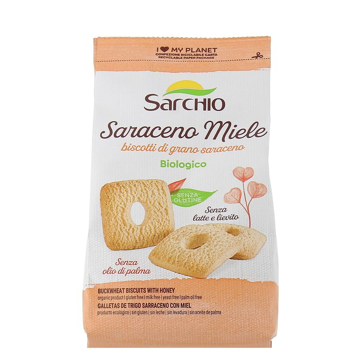 Sarchio Biscotti Di Grano Saraceno E Miele Bio 200 g