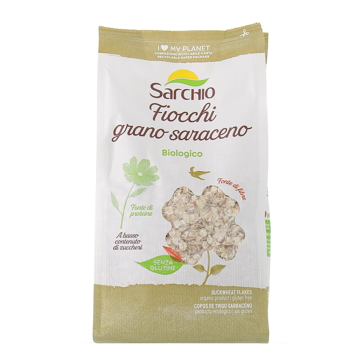 Sarchio Fiocchi Di Grano Saraceno Bio 375 g