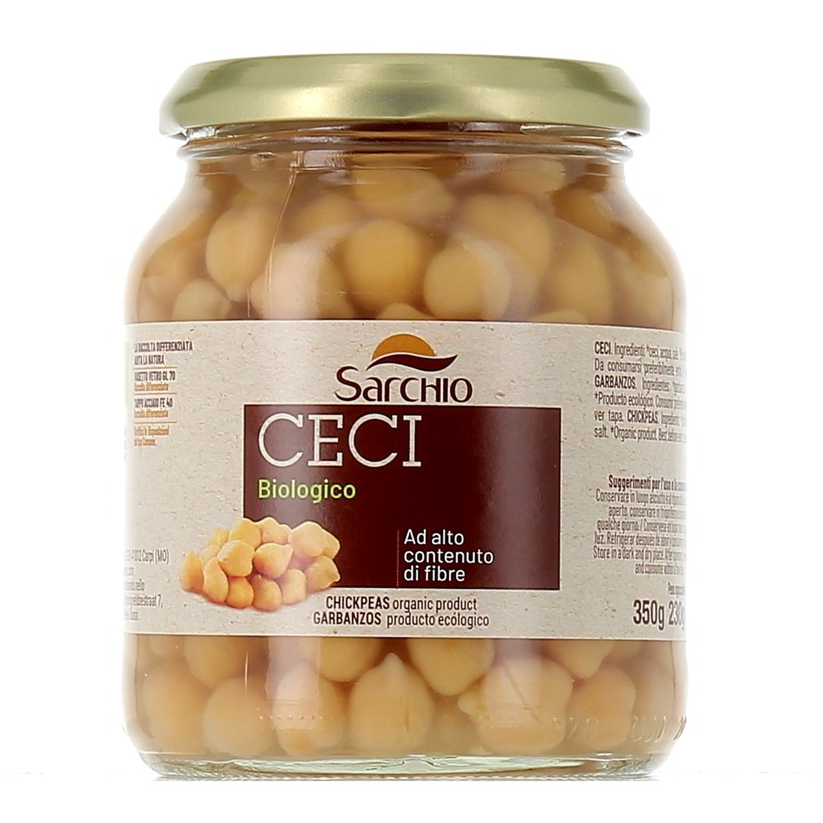 Sarchio Ceci Bio 350 g - sgocciolato 230 g