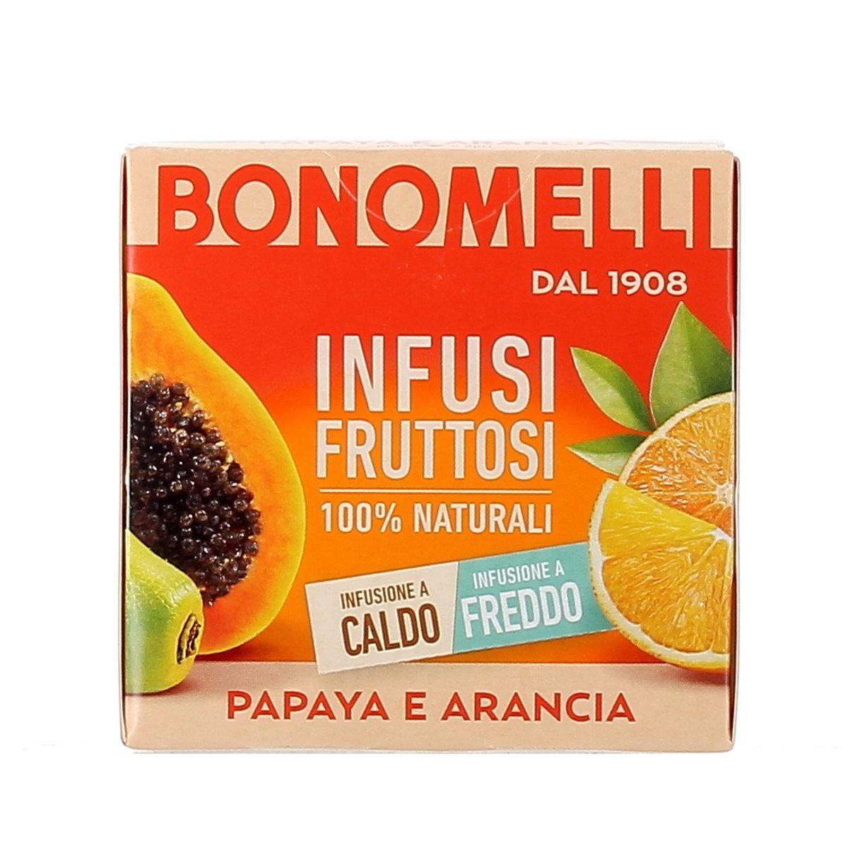 Bonomelli INFUSI FRUTTOSI PAPAYA E ARANCIA 12 filti 24 g