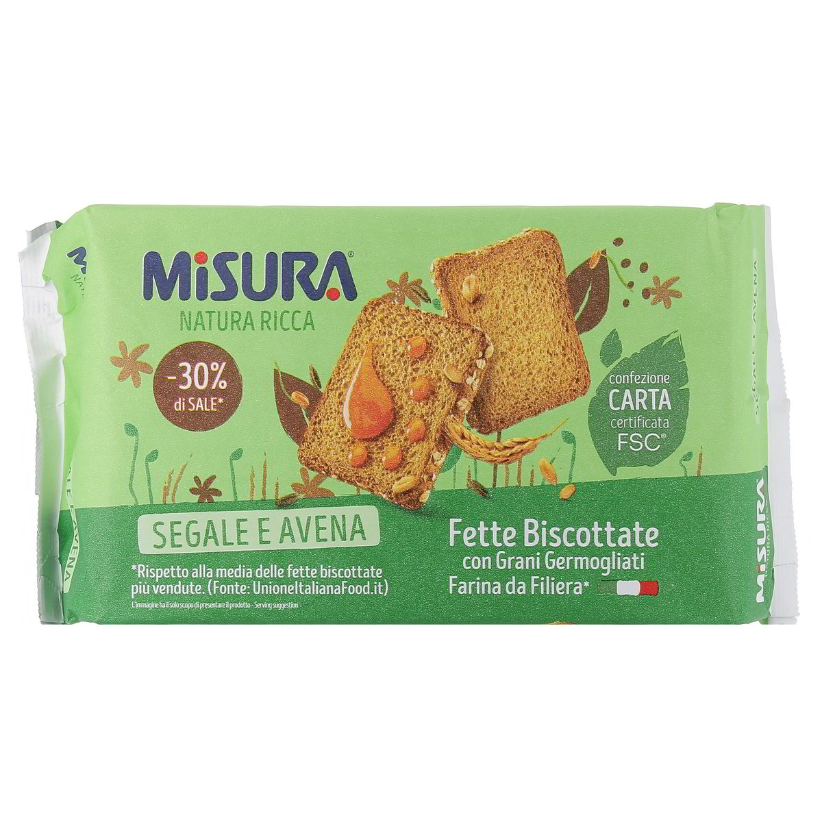 Misura Fette Biscottate Segale E Avena 320 g