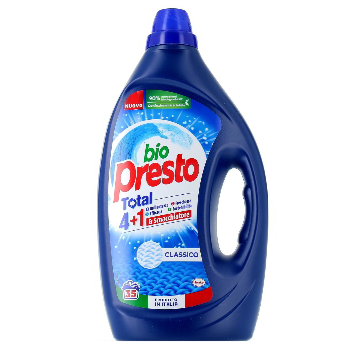 Bio Presto Detersivo Liquido Total & Smacchiatore Classico 35 Lavaggi 1575 ml