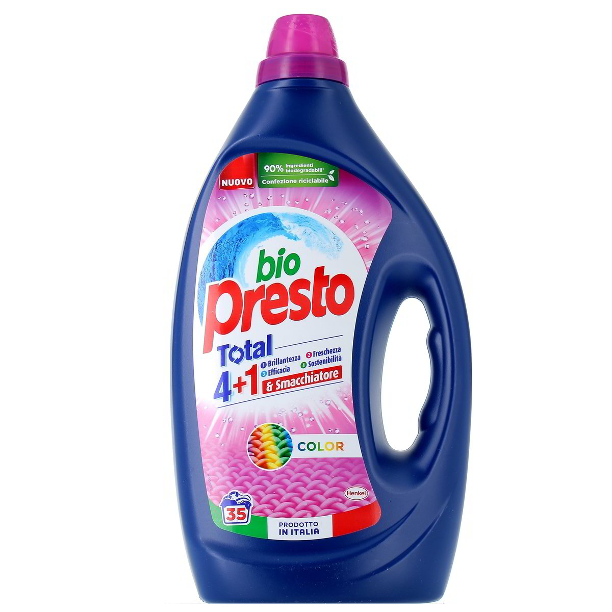 Bio Presto Detersivo Liquido Total & Smacchiatore Color 35 Lavaggi 1575 ml