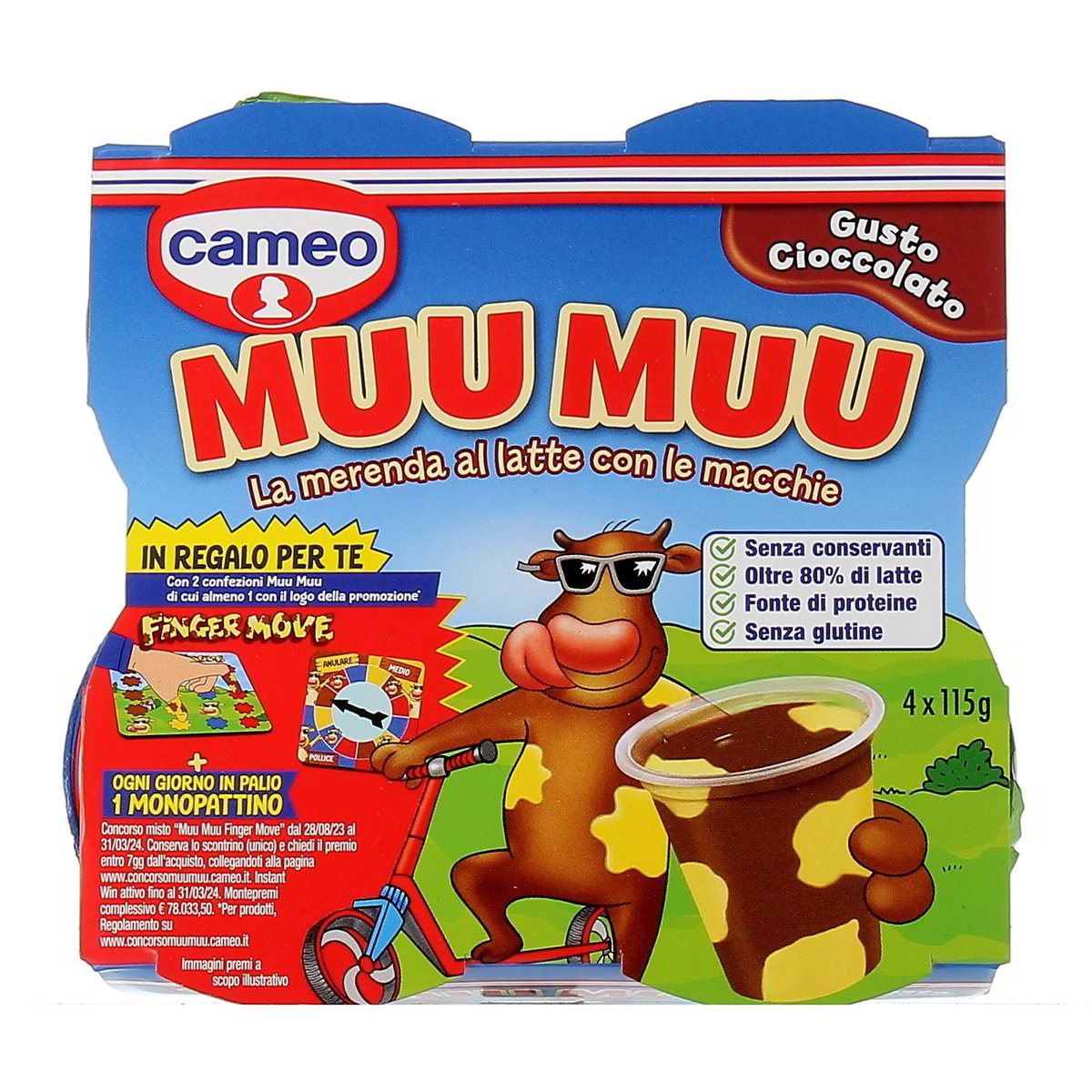 Cameo Muu Muu Gusto Cioccolato 4x115 g