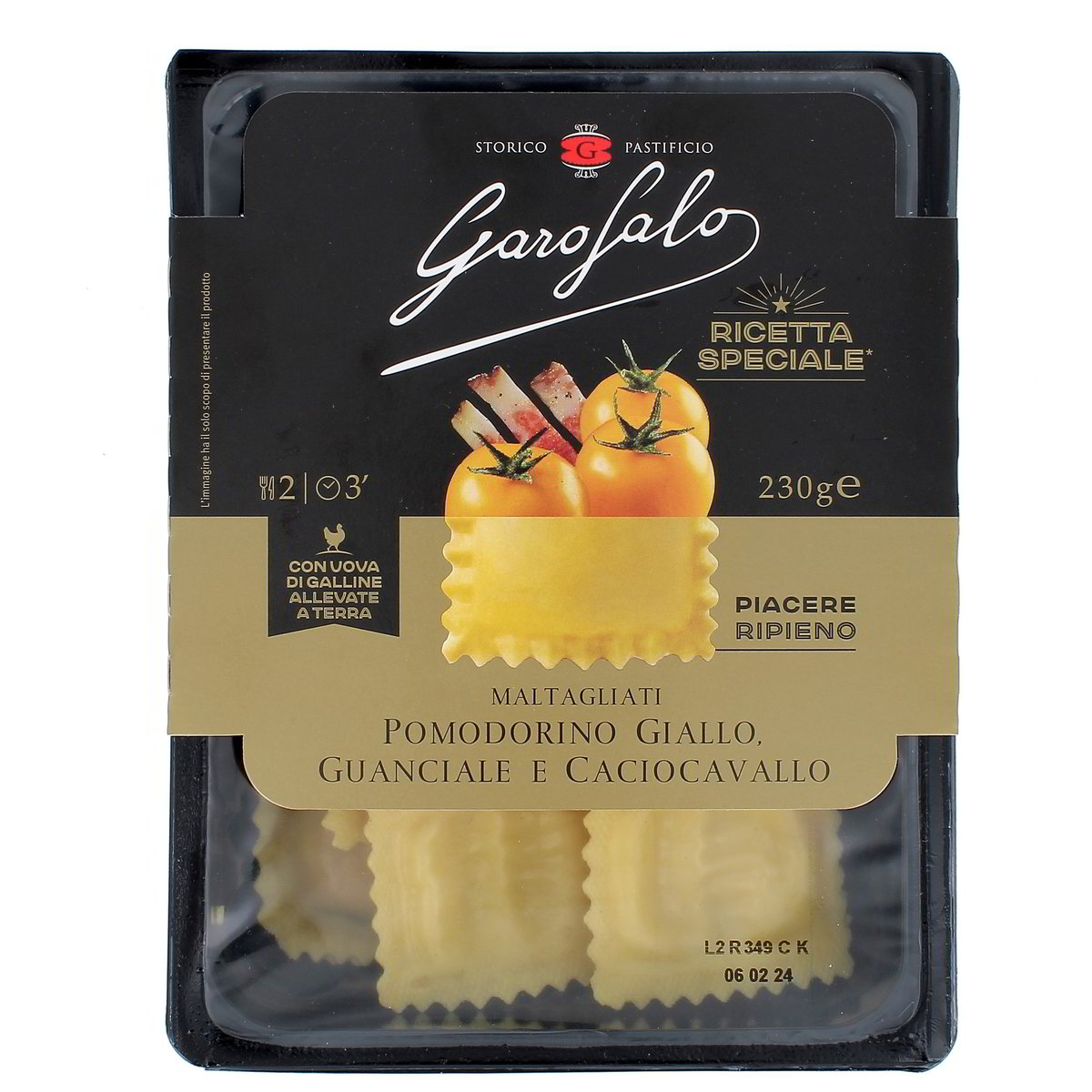 Garofalo Maltagliati Pomodorino Giallo Guanciale E Caciocavalo 230 g