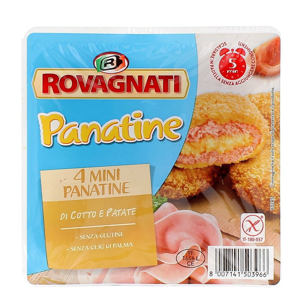 Rovagnati Mini Panatine Di Cotto E Patate 180 g