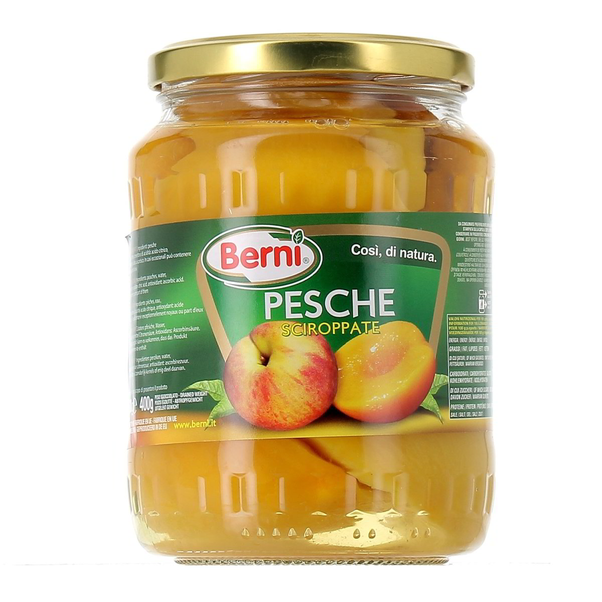 Berni Pesche Sciroppate 700 g - sgocciolato 400 g