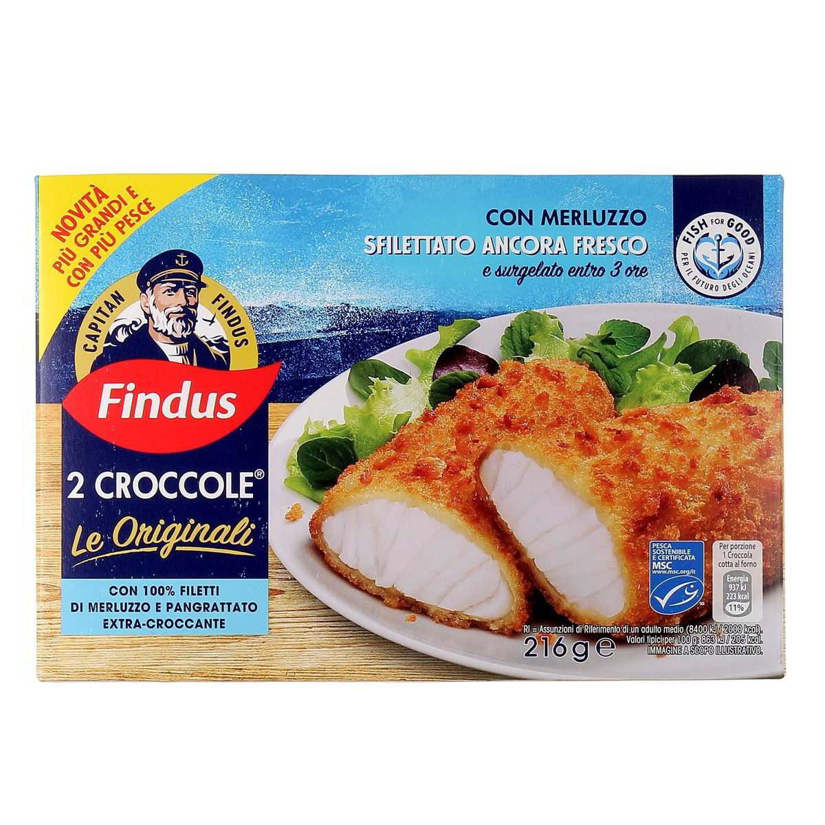 Findus 2 Croccole Originali 216 g
