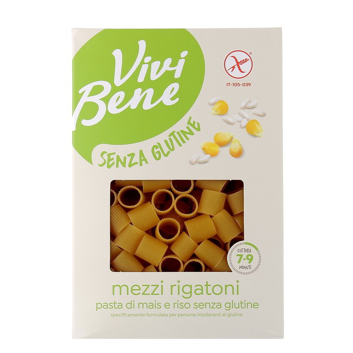 Vivi Bene Mezzi Rigatoni Pasta Di Mais E Riso Senza Glutine 400 g