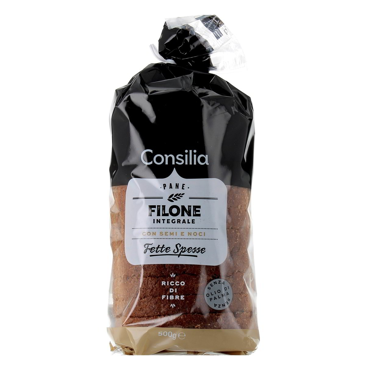 Consilia Filone Integrale Con Semi E Noci Fette Spesse 500 g