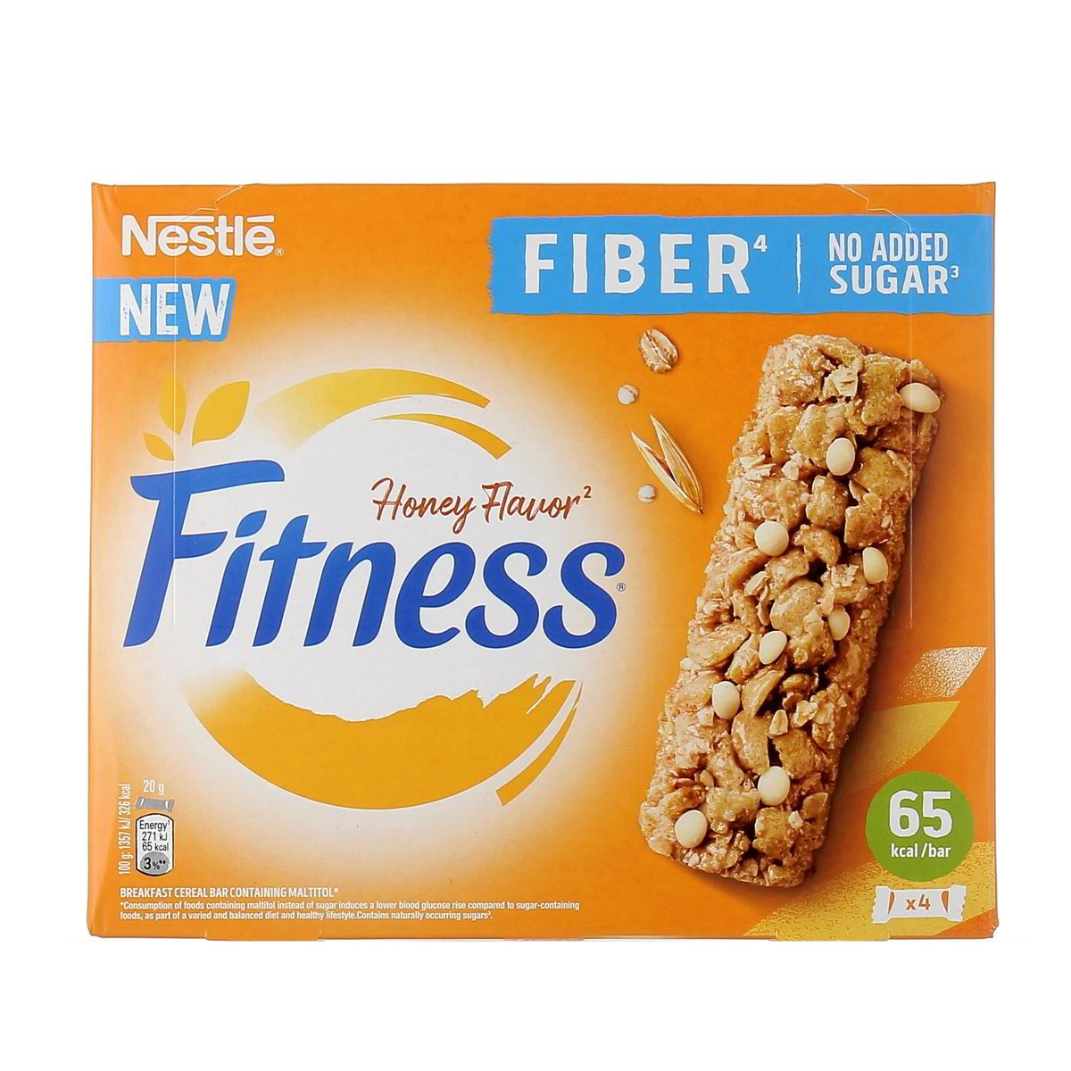 Fitness Fiber Honey Barrette Di Cereali Al Miele 4 pezzi da 20 g