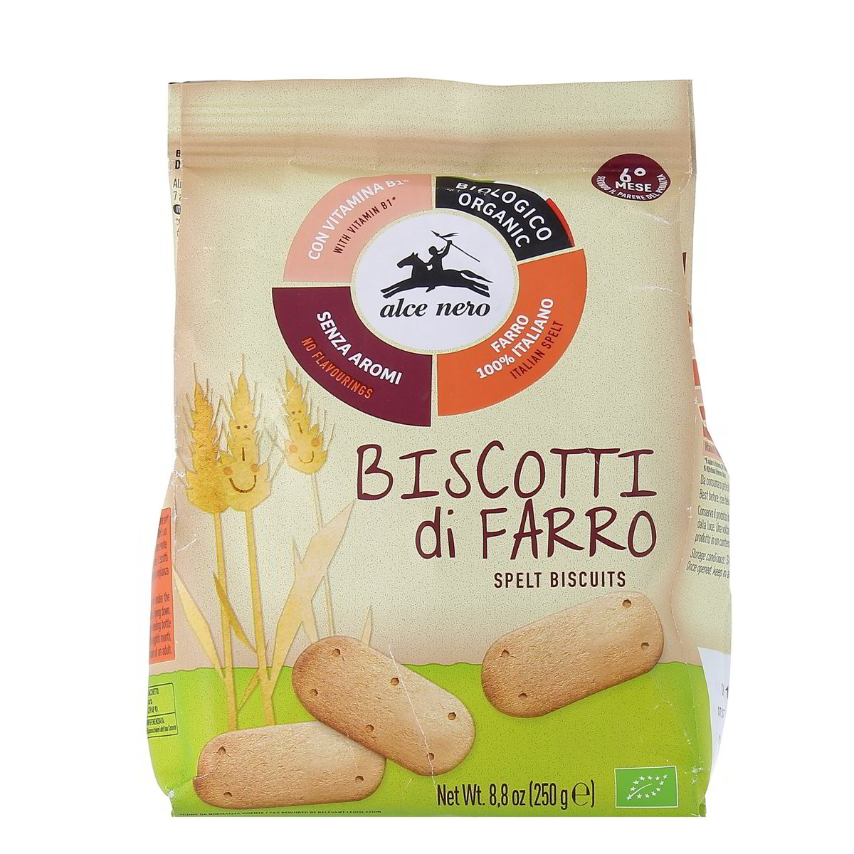 Alce Nero Biscotti Di Farro Bio 250 g