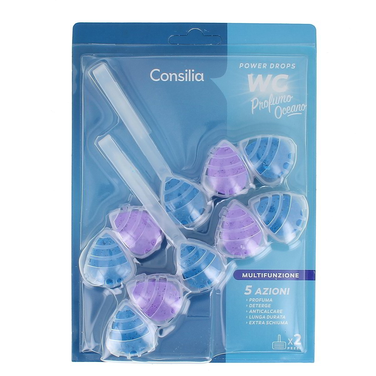 Consilia Power Drops Wc Profumo Oceano 2 pezzi