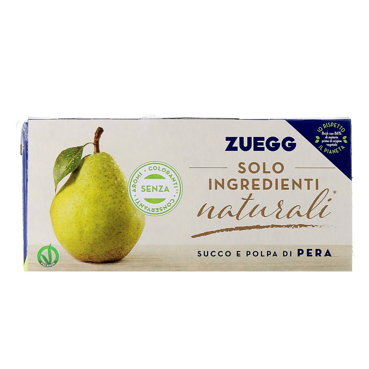 Zuegg Succo E Polpa Di Pera Solo Ingredienti Naturali 3x200 ml