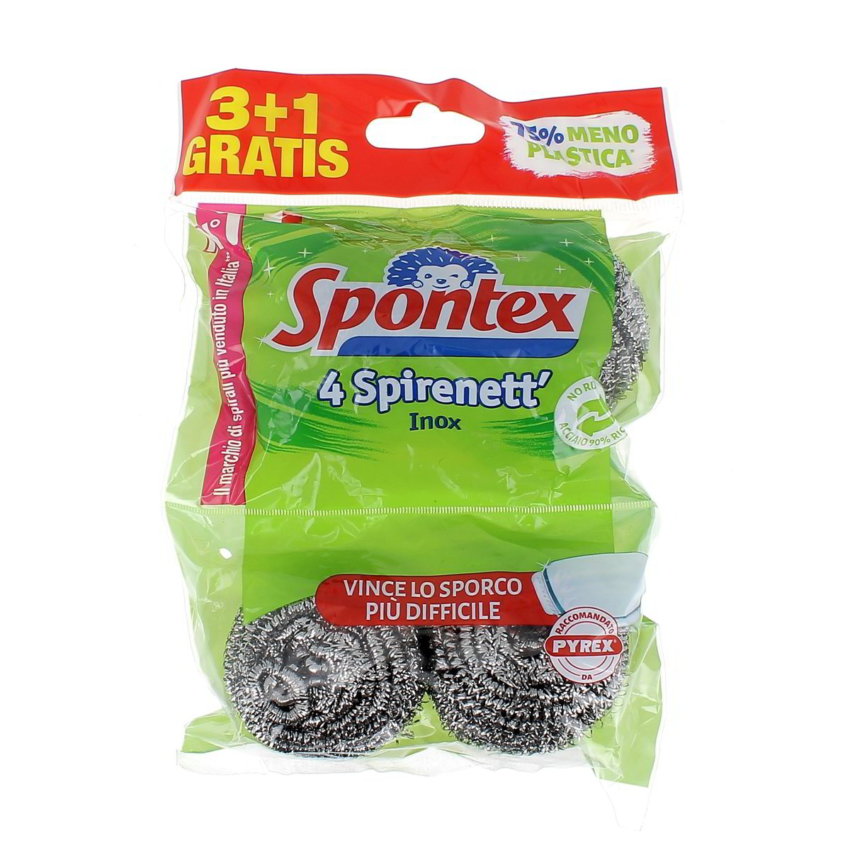 Spontex 4 Spirenett' Inox 4 pezzi