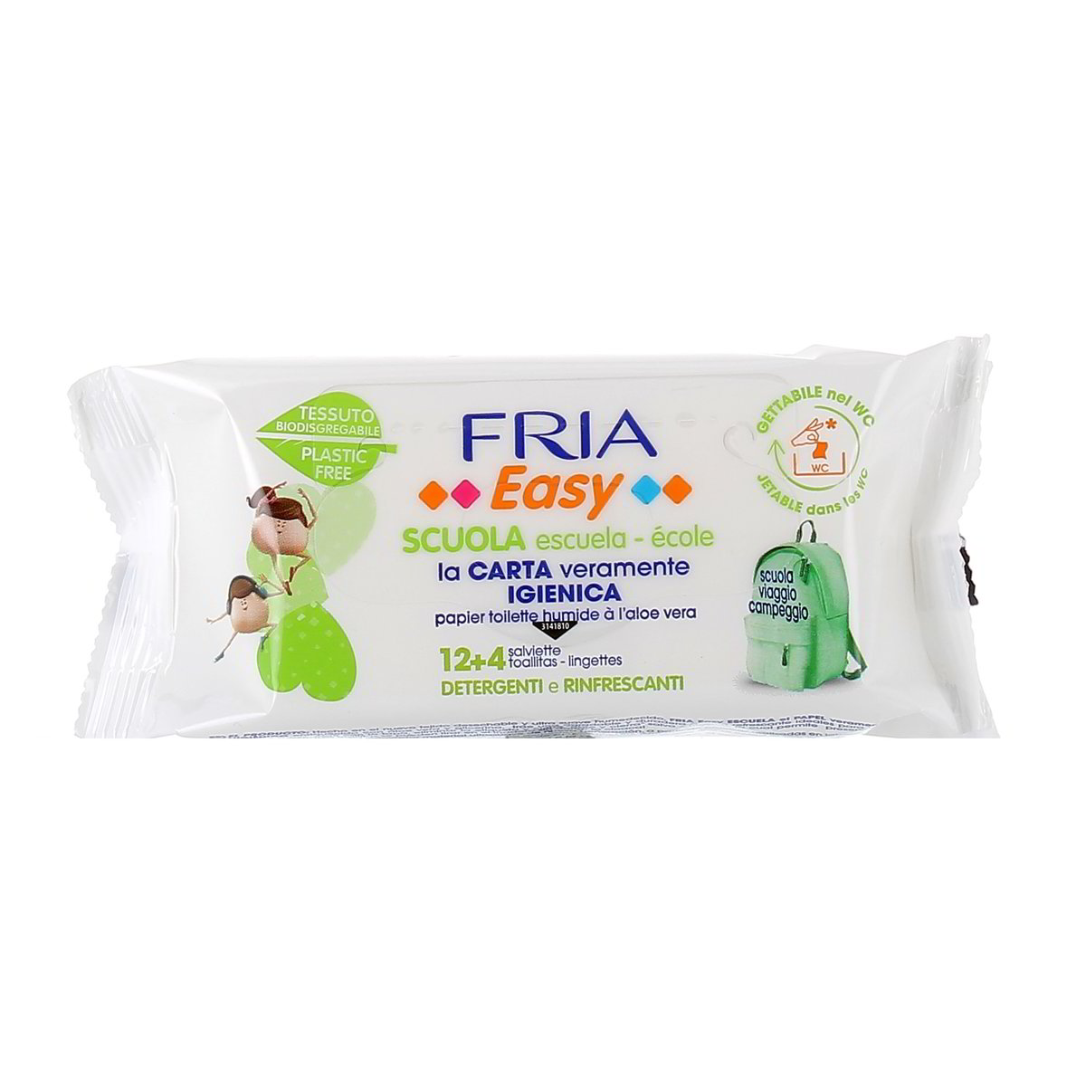 Fria Carta Igienica Umidificata 12+4 pezzi