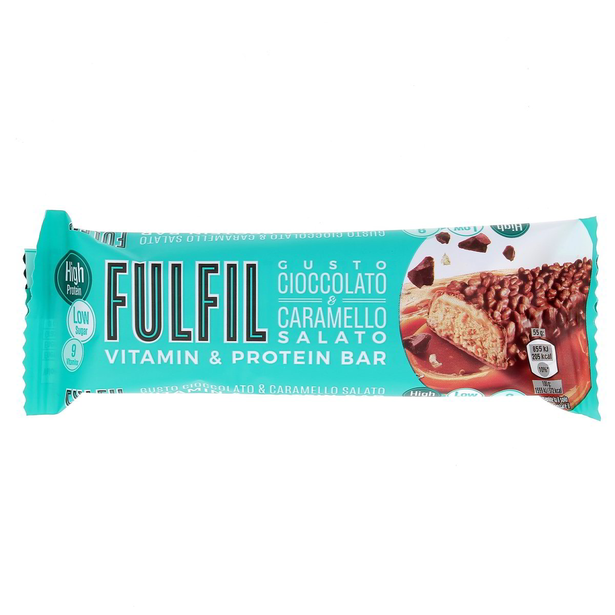 Fulfil Vitamin & Protein Bar Cioccolato & Caramello Salato 55 g
