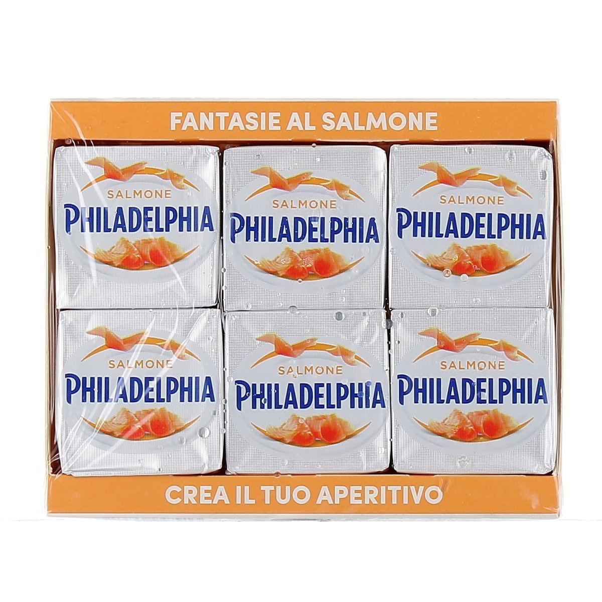 Philadelphia Formaggio Fresco Mini Al Salmone 6x25 g