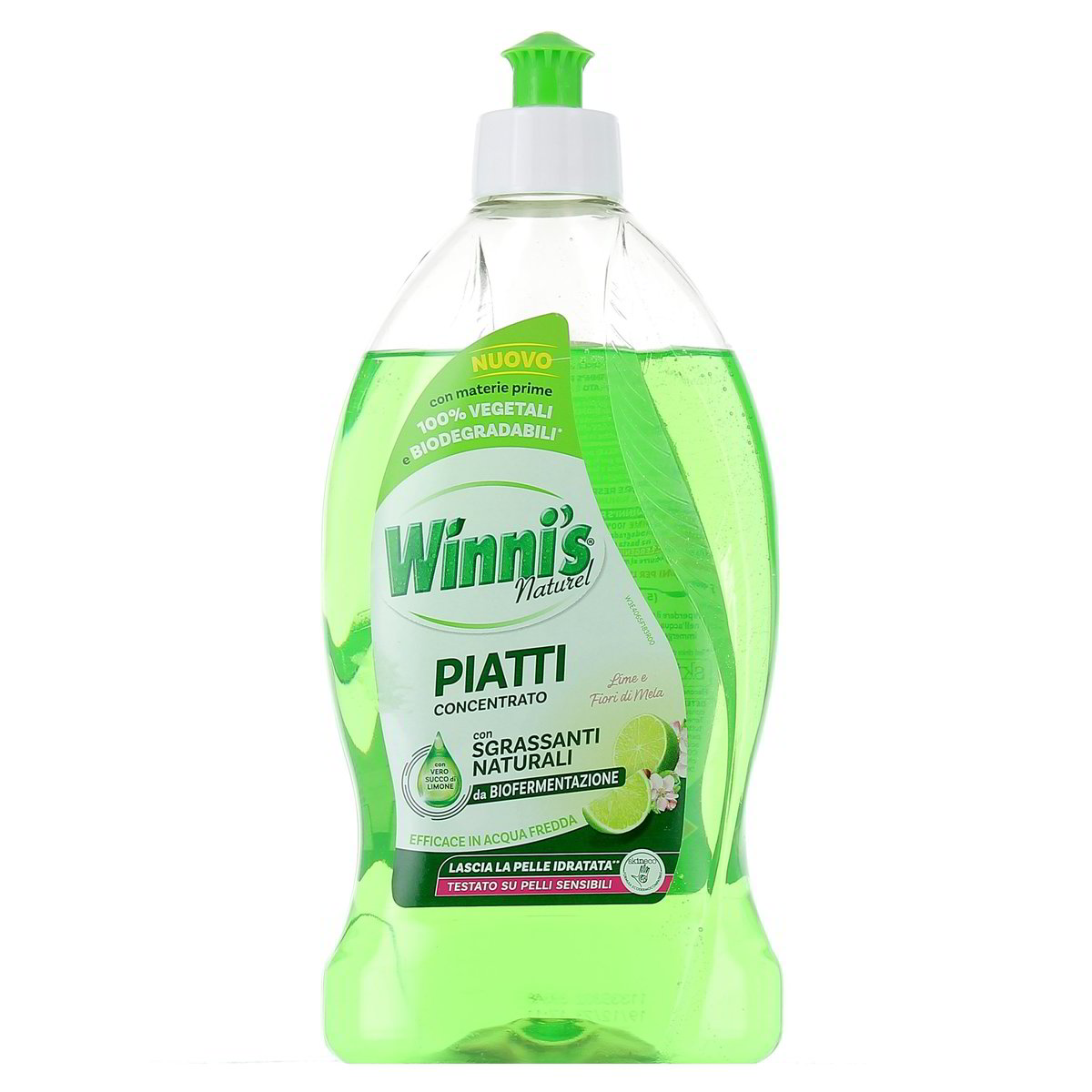 Winni'S Detersivo Piatti Concentrato Naturel Lime E Fiori Di Mela 480 ml