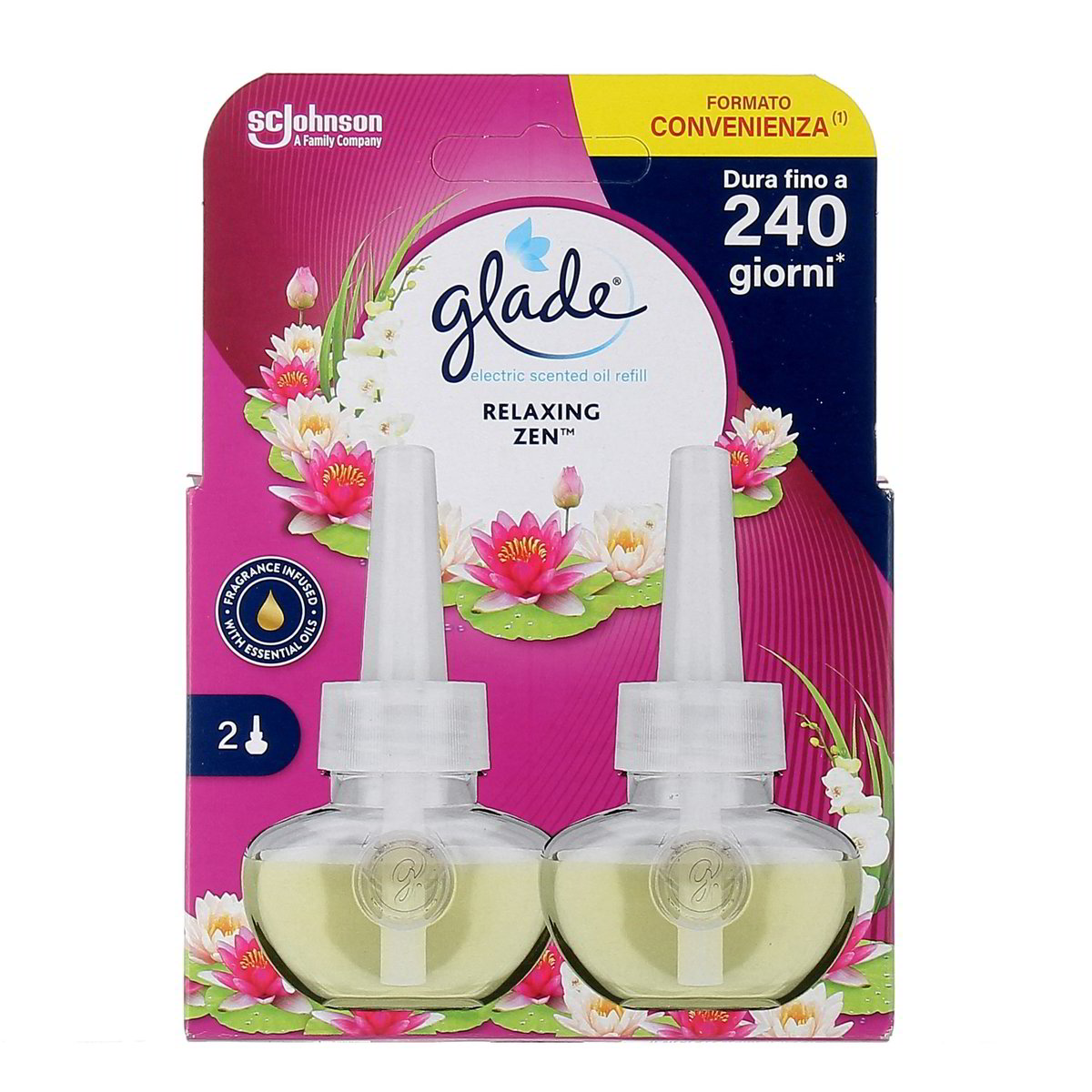 Glade Ricarica Electric Scented Oil Relaxing Zen 2x20 ml