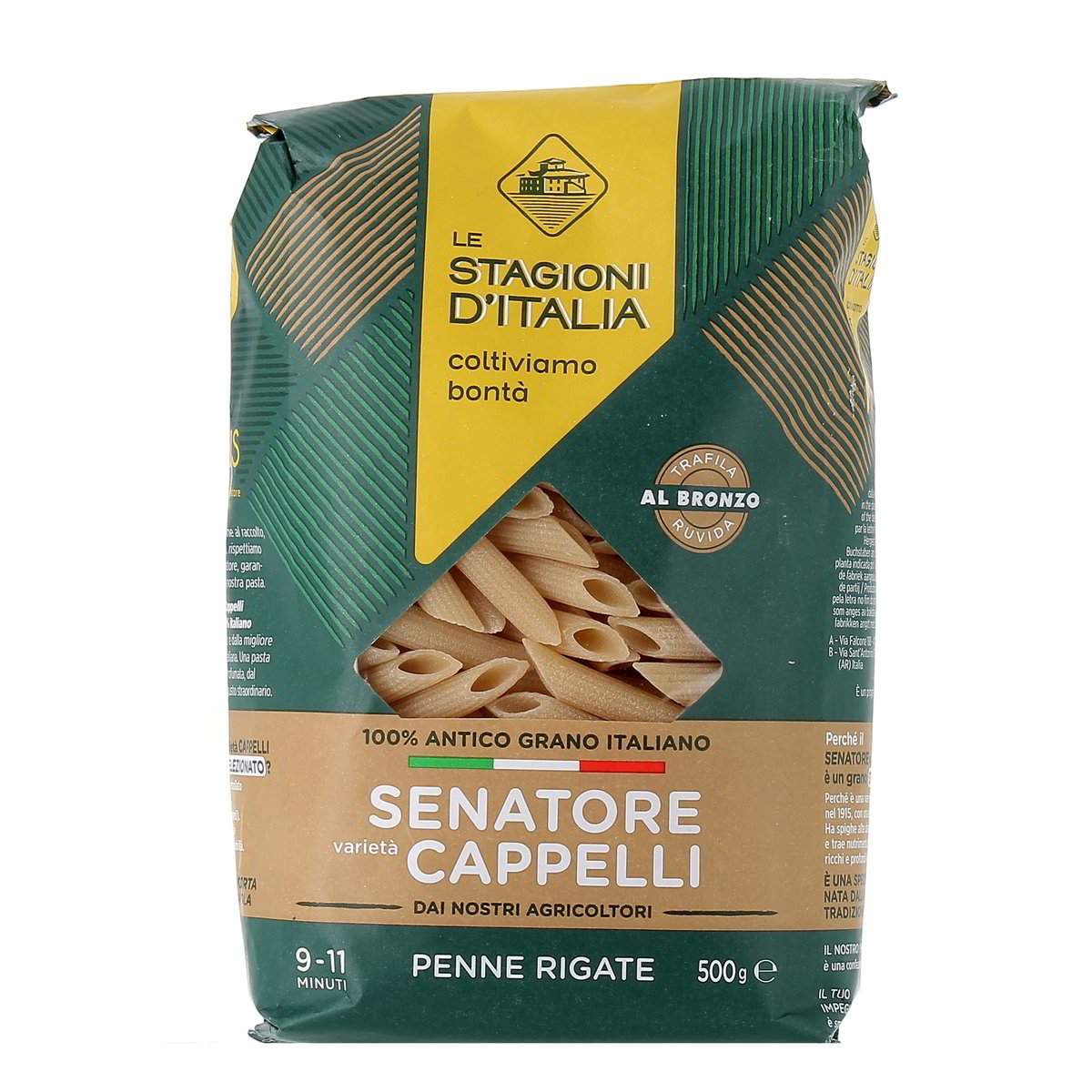 LE Stagioni D'Italia Penne Rigate Varieta Senatore Cappelli 500 g