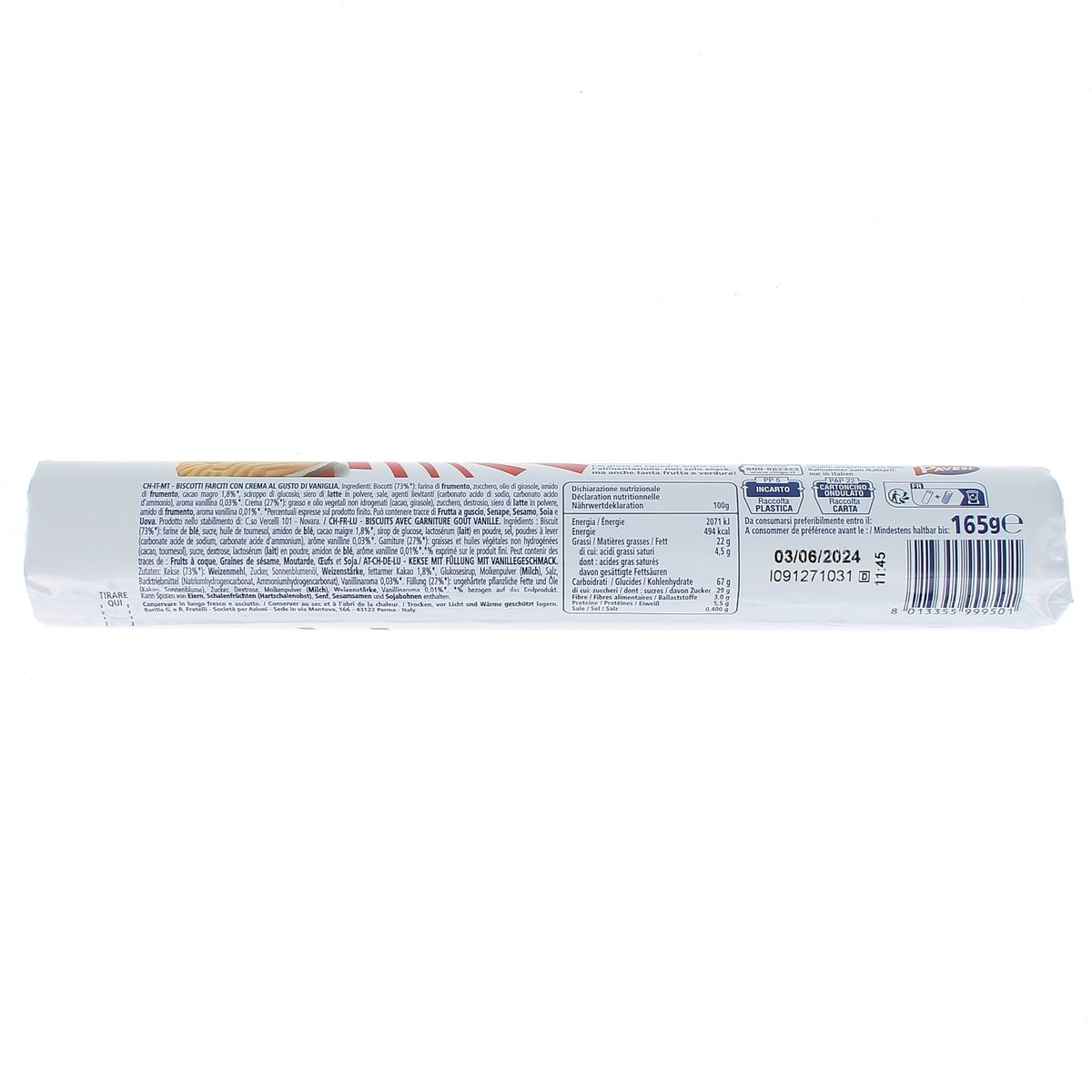 Pavesi Ringo Vaniglia 165 g — immagine 3