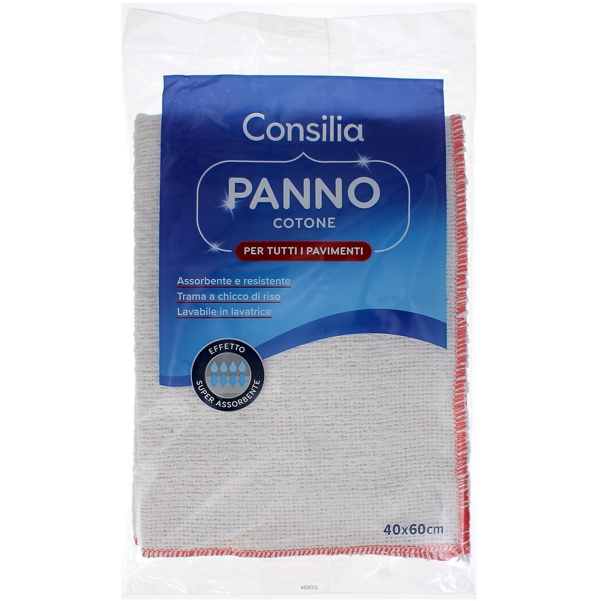 Consilia PANNO COTONE PER TUTTI I PAVIMENTI 40x60 cm 1 pezzi
