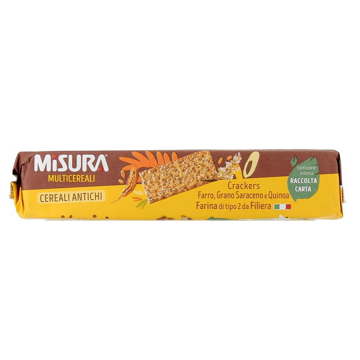 Misura Multigrain Crackers Farro Grano Saraceno E Quinoa 350 g — immagine 3