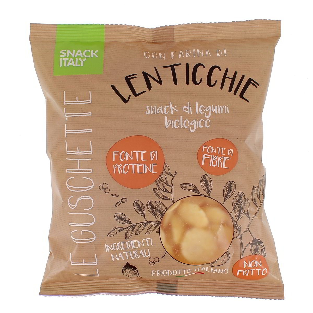 Snack Italy Le Guschette Con Farina Di Lenticchie Bio 70 g