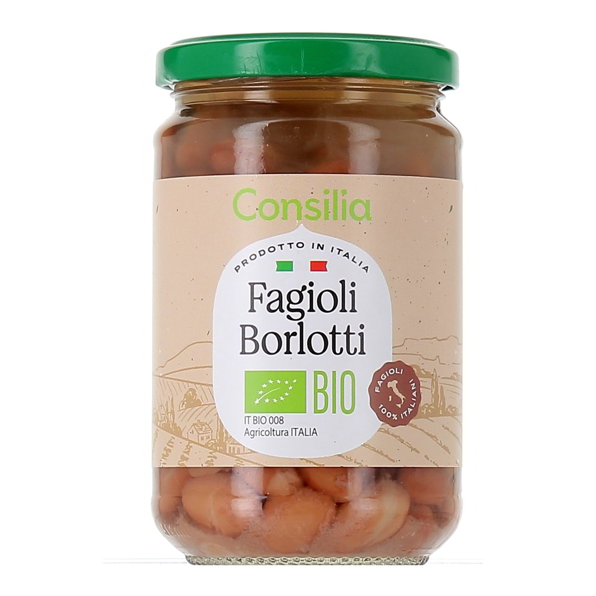 Consilia Fagioli Borlotti Bio 300 g - sgocciolato 200 g