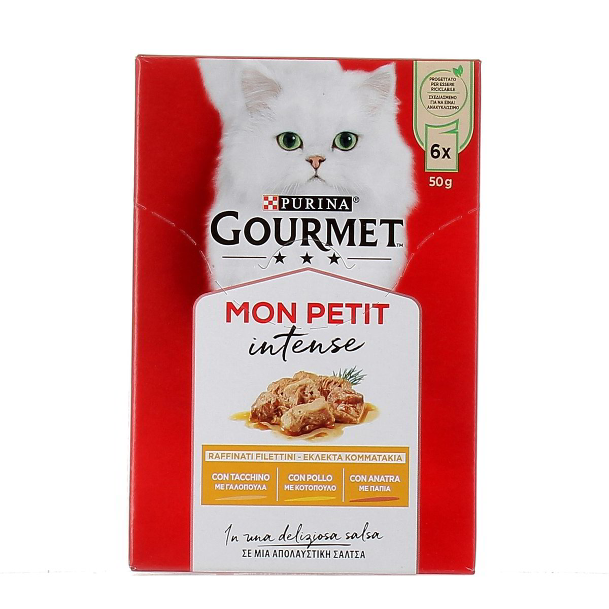 Purina GOURMET MON PETIT CON ANATRA POLLO E TACCHINO x6 300 g