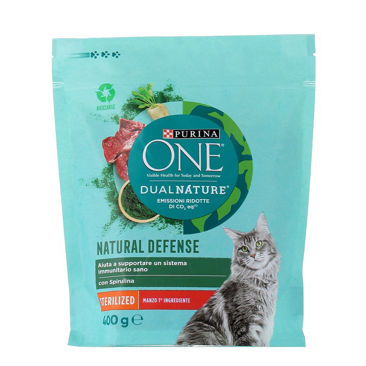 Purina One Dual Nature Con Spirulina Per Gatti Sterilizzati 400 g