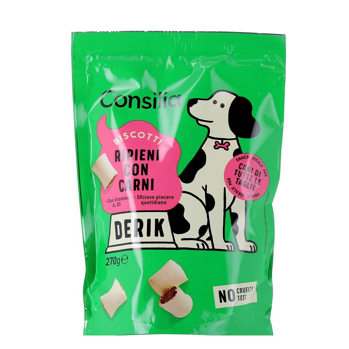 Consilia Derik Biscotto Ripieno Con Carne 270 g