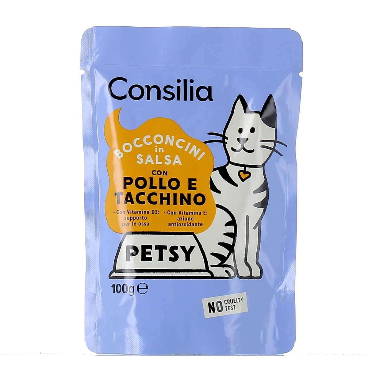 Consilia Petsy Bocconcini In Salsa Con Pollo E Tacchino 100 g