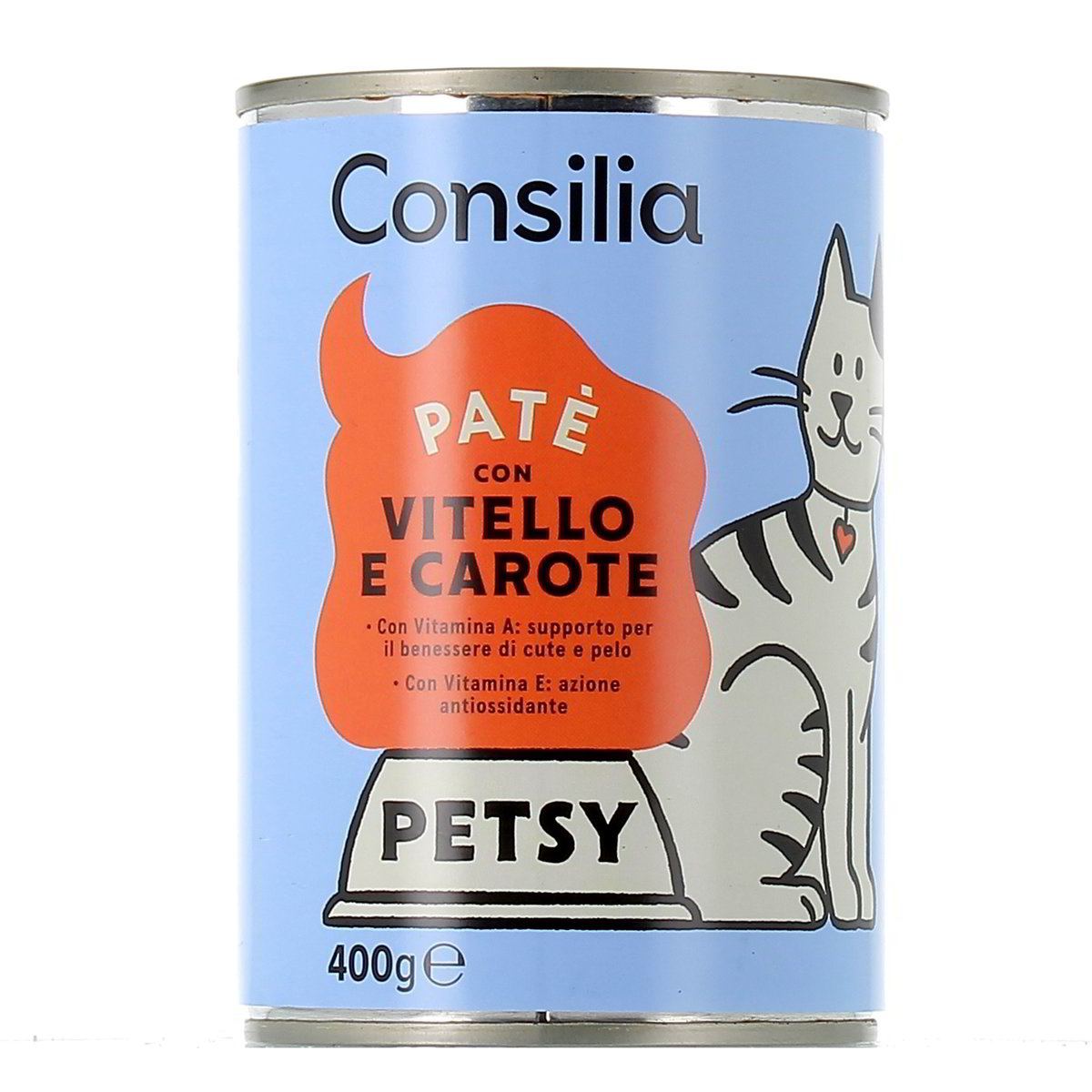 Consilia Petsy Paté Con Vitello E Carote 400 g