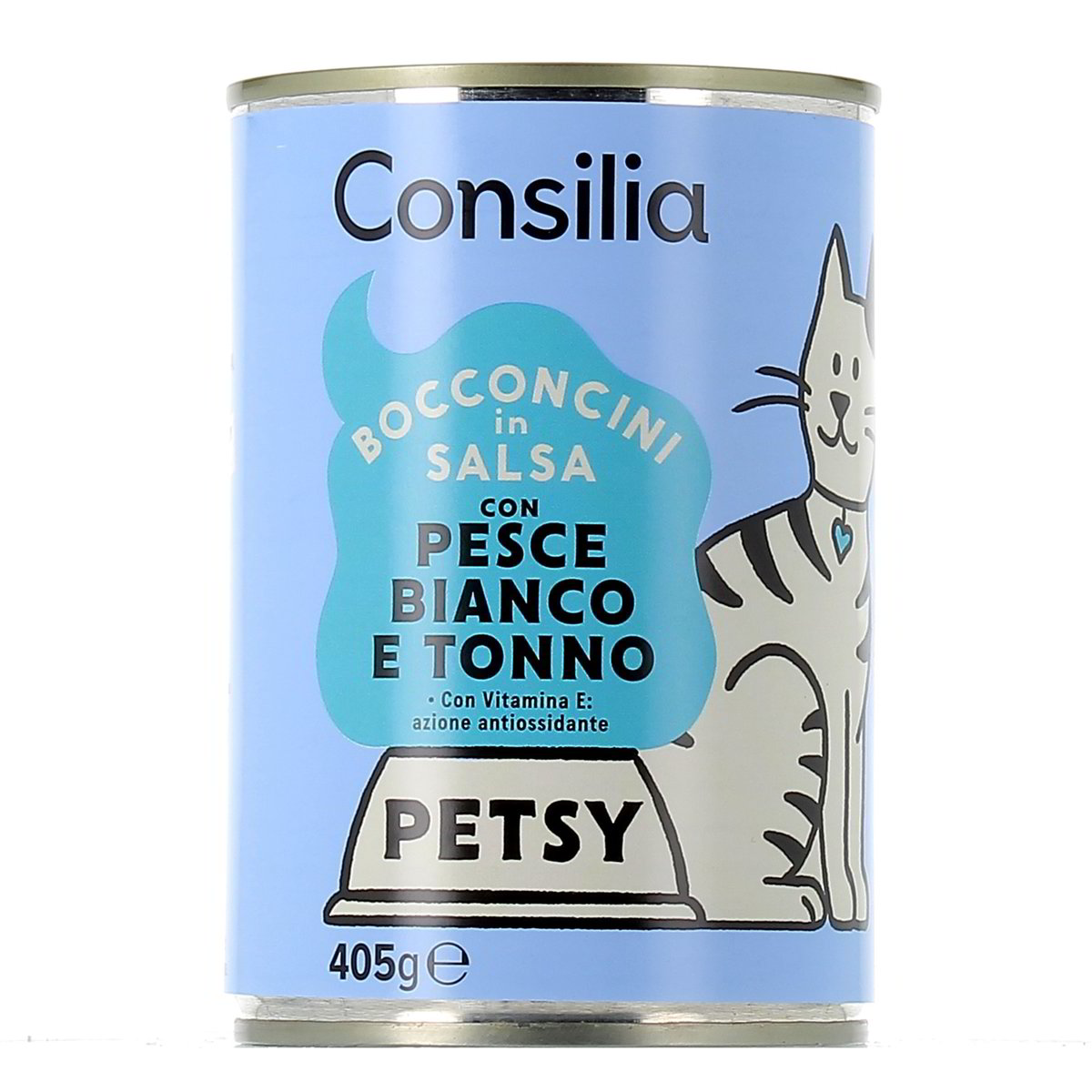 Consilia Petsy Bocconcini Con Pesce Bianco E Pollo 405 g