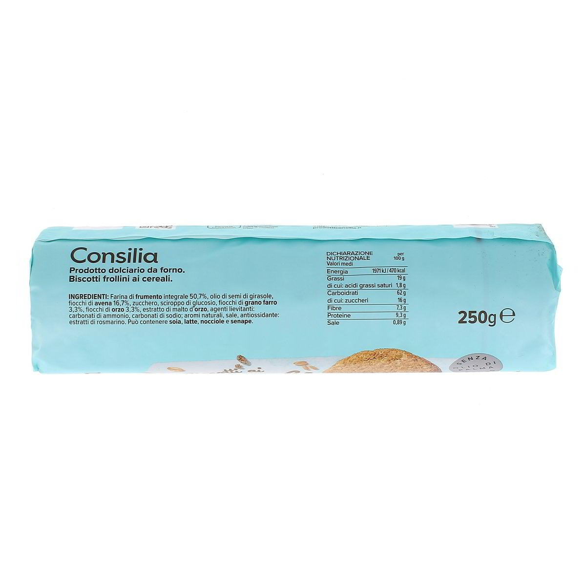 Consilia Biscotti Ai Cereali 250 g — immagine 3