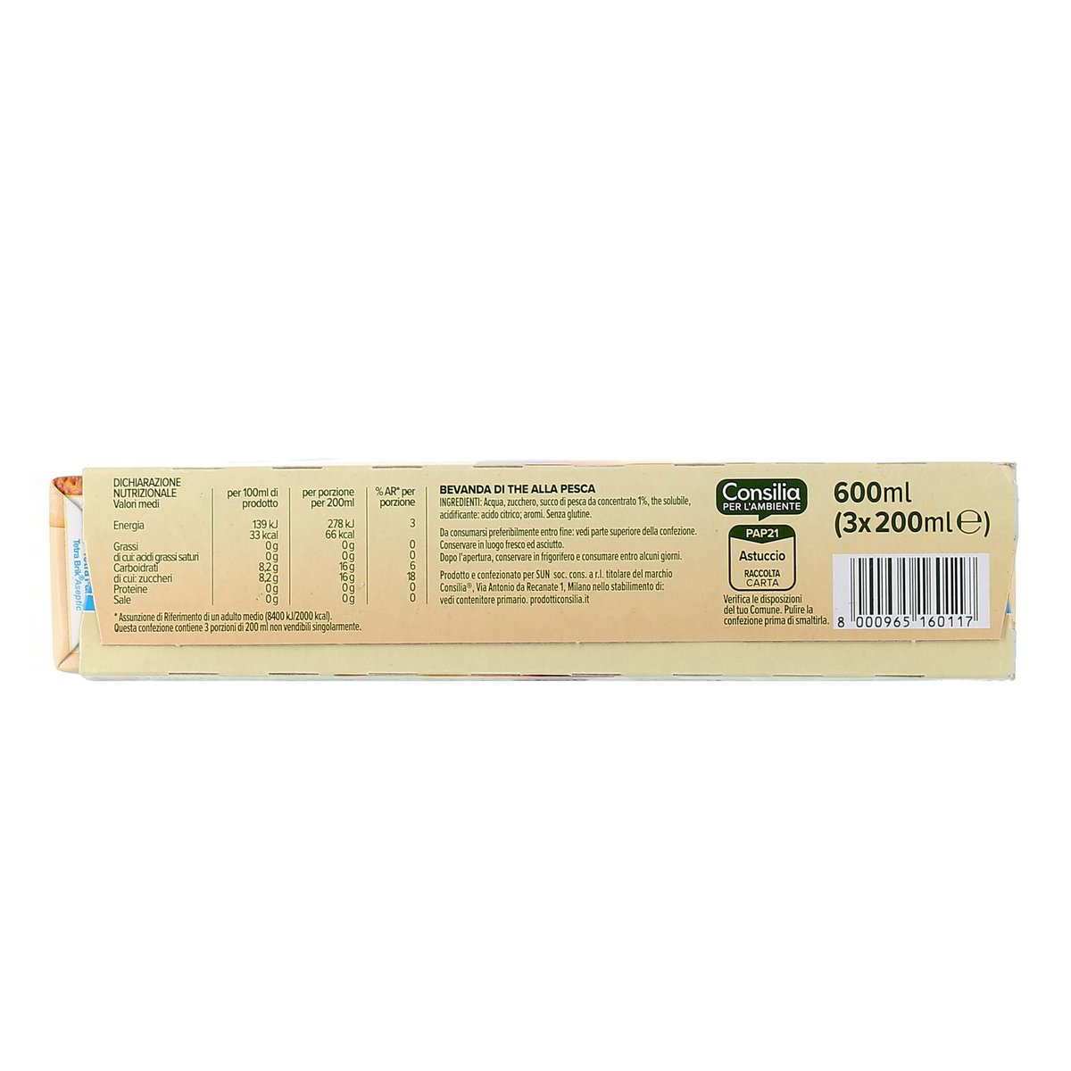 Consilia The Alla Pesca 3x20 cl — immagine 3