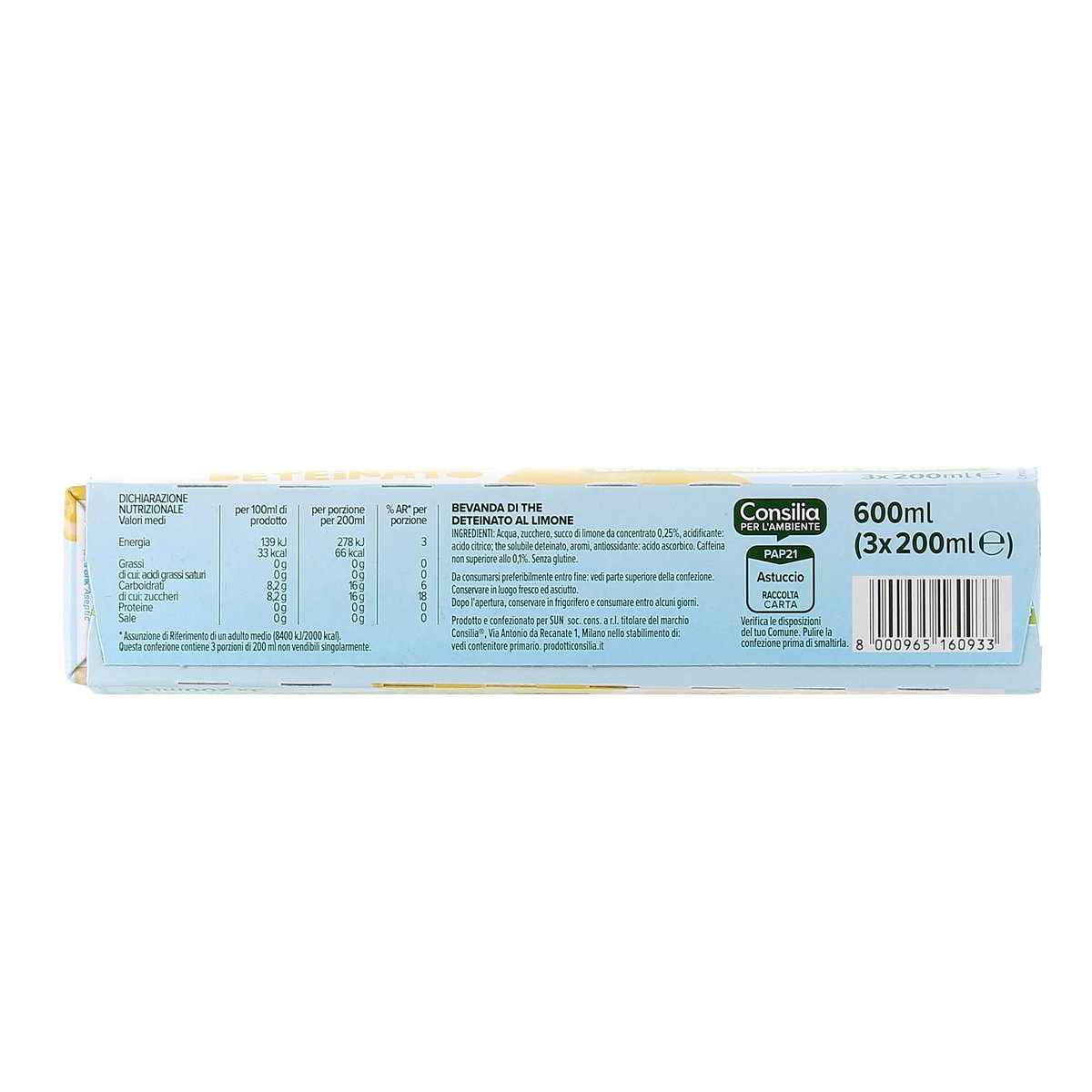 Consilia The Al Limone Deteinato 3x20 cl — immagine 3