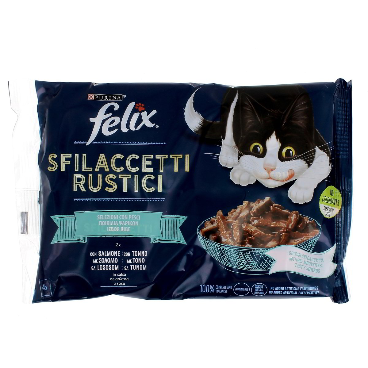 Felix SFILACCETTI RUSTICI TONNO E SALMONE x4 320 g